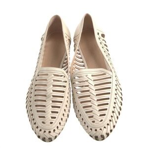 VERONICA BEARD Braided leather loafers